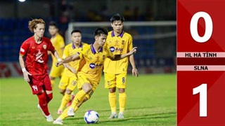 VIDEO bàn thắng HL Hà Tĩnh vs SLNA: 0-1 (Vòng 23 V.League 2024/25)