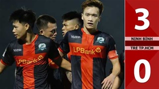 VIDEO bàn thắng Ninh Bình vs Trẻ TP.HCM: 3-0 (Vòng 19 Hạng nhất 2024/25)