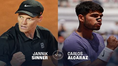 Nhận định tennis Jannik Sinner vs Carlos Alcaraz, 22h00 ngày 18/5: Đỉnh cao chung kết Rome Masters