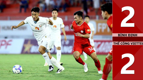 VIDEO bàn thắng Bình Định vs Thể Công Viettel: 2-2 (Vòng 23 V.League 2024/25)