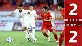VIDEO bàn thắng Bình Định vs Thể Công Viettel: 2-2 (Vòng 23 V.League 2024/25)