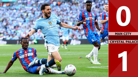 VIDEO bàn thắng Man City vs Crystal Palace: 0-1 (Chung kết FA Cup 2024/25)