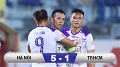Kết quả Hà Nội 5-1 TP.HCM: Bám đuổi quyết liệt 