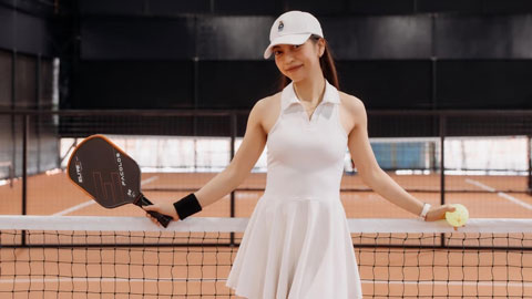 'Người cũ' của Quang Hải khoe nhan sắc thăng hạng trên sân pickleball