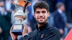 Đè bẹp Sinner ở chung kết Rome Masters, Alcaraz lớn tiếng đe dọa đối thủ trước Roland Garros