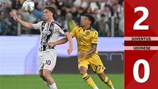 VIDEO bàn thắng Juventus vs Udinese: 2-0 (Vòng 37 Serie A 2024/25)
