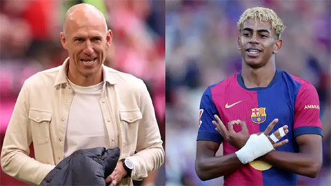 Yamal tái hiện phong cách ghi bàn quen thuộc của Robben