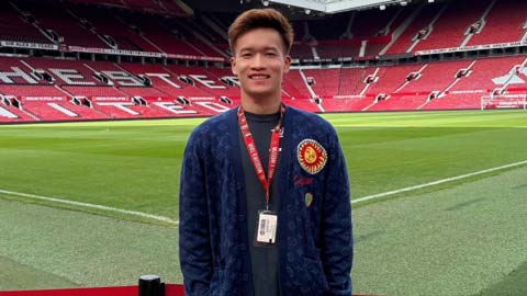 Hoàng Đức đã đến sân Old Trafford