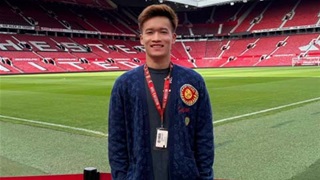 Hoàng Đức đã đến sân Old Trafford