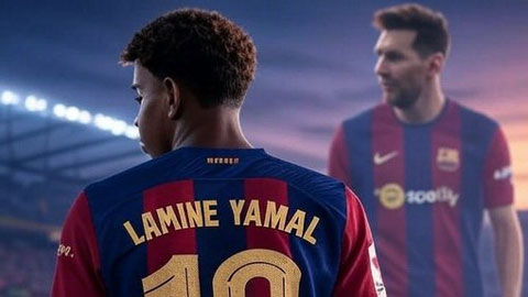 Lamine Yamal khoác áo số 10 của Barca từ mùa 2025/26