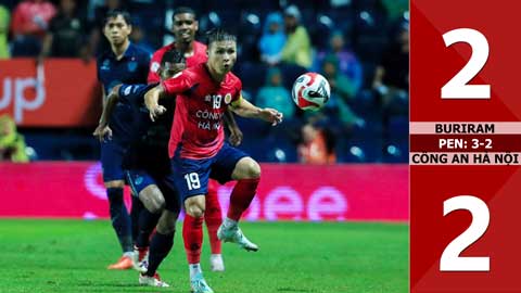 VIDEO bàn thắng Buriram vs Công an Hà Nội: 2-2 (HP: 1-1, pen: 3-2, Chung kết lượt về Cúp C1 ĐNÁ)