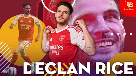 Arsenal, Declan Rice & nhu cầu về một 'số 6' có khả năng thoát pressing
