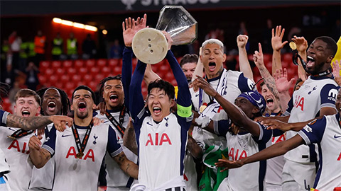 Tottenham không được nhận đủ huy chương Europa League