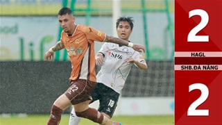 VIDEO bàn thắng HAGL vs SHB Đà Nẵng: 2-2 (Vòng 24 V.League 2024/25)