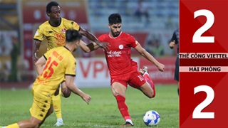 VIDEO bàn thắng Thể Công Viettel vs Hải Phòng: 2-2 (Vòng 24 V.League 2024/25)