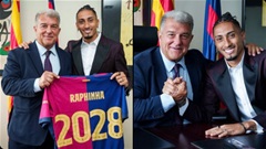 Raphinha gia hạn hợp đồng với Barca đến năm 2028