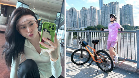 Dàn sao Việt 'đốt mỡ' mùa hè: Tuấn Hưng đạp xe, Phương Anh Đào chăm tập gym