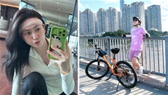 Dàn sao Việt 'đốt mỡ' mùa hè: Tuấn Hưng đạp xe, Phương Anh Đào chăm tập gym