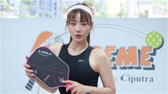 Nữ diễn viên Thanh Hương đẹp không tỳ vết trên sân pickleball