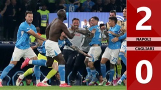 VIDEO bàn thắng Napoli vs Cagliari: 2-0 (Vòng 38 Serie A 2024/25)