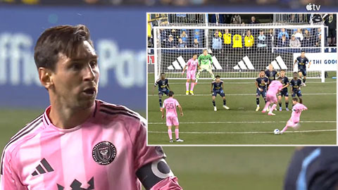 VIDEO Chiêm ngưỡng pha đá phạt siêu đẳng của Messi vào lưới Philadelphia Union