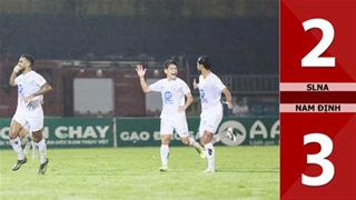 VIDEO bàn thắng SLNA vs Nam Định: 2-3 (Vòng 24 V.League 2024/25)
