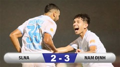 Kết quả Sông Lam Nghệ An 2-3 Nam Định: 99% vô địch V.League