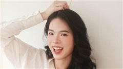 Phụ công Lê Thanh Thúy hóa nàng thơ, xinh đẹp đón tuổi mới