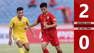 VIDEO bàn thắng Quảng Nam vs HL Hà Tĩnh: 2-0
