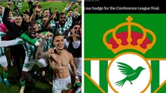 Real Betis 'thay đổi logo' trước chung kết Conference League vì một điềm may kỳ lạ