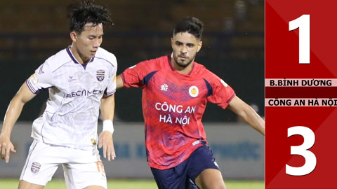 VIDEO bàn thắng B.Bình Dương vs Công an Hà Nội: 1-3 (Vòng 23 V.League 2024/25)