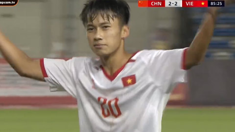 Kết quả U16 Trung Quốc 2-2 U16 Việt Nam: Rượt đuổi trong trận cầu có 1 thẻ đỏ