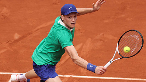 Jannik Sinner phong độ hủy diệt ở Roland Garros, đối thủ ngán ngẩm bỏ về