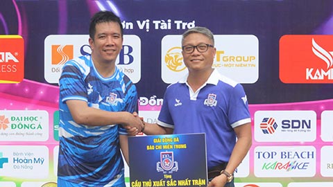 Khởi tranh Giải bóng đá báo chí miền Trung lần thứ XI-2025