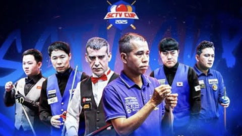 Giải billiards SCTV Cup 2025: Toàn bộ cơ thủ nước ngoài bị loại, Việt Nam xưng bá