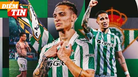Điểm tin 1/6: Antony chia tay Real Betis; AC Milan trả lại sao Man City
