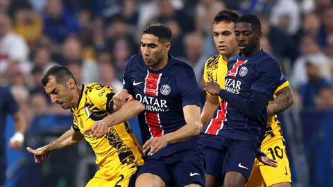 Trực tiếp PSG 0-0 Inter: Thế trận đôi công