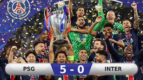 PSG vô địch Champions League 
