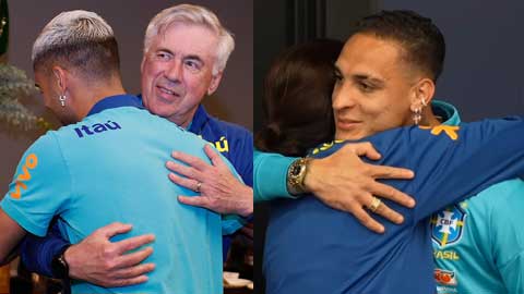 HLV Ancelotti, Antony... hồ hởi, phấn khởi trong ngày ĐT Brazil hội quân