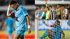 Neymar bị đuổi khỏi sân khi tái hiện bàn thắng bằng tay giống Maradona