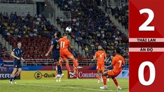 VIDEO bàn thắng Thái Lan vs Ấn Độ: 2-0 (Giao hữu Quốc tế 2025)