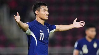 VIDEO Chiêm ngưỡng bàn thắng đẳng cấp châu Âu mà tiền đạo Thái Lan đã ghi vào lưới Ấn Độ