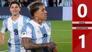 VIDEO bàn thắng Chile vs Argentina: 0-1 (Vòng loại World Cup khu vực Nam Mỹ 2026)