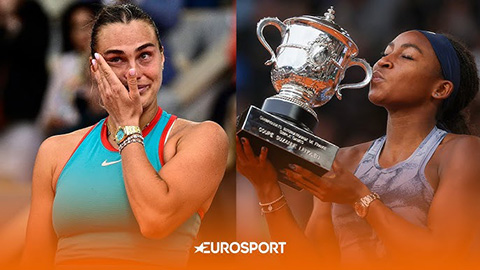 Chung kết Roland Garros: Coco Gauff ngược dòng 3 set, đánh bại số 1 thế giới Aryna Sabalenka