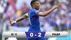 Kết quả Đức 0-2 Pháp: Chủ nhà thua ê chề