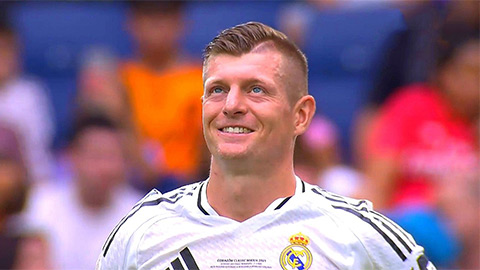 Toni Kroos tỏa sáng trong ngày trở lại khoác áo Real Madrid