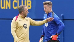 Ter Stegen không có 'cửa' ở lại Barca của Flick