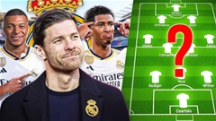 Xabi Alonso đã chọn được đội hình xuất phát cho Real Madrid mùa tới