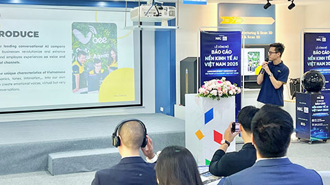 Vbee tham dự Lễ công bố báo cáo nền kinh tế AI Việt Nam 2025: Cơ hội kết nối, tăng cường đối tác chiến lược