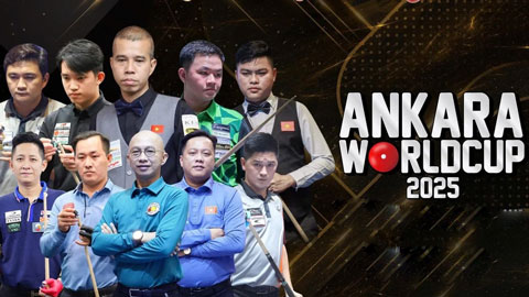 Billiards Việt Nam tỏa sáng tại Ankara World Cup 2025